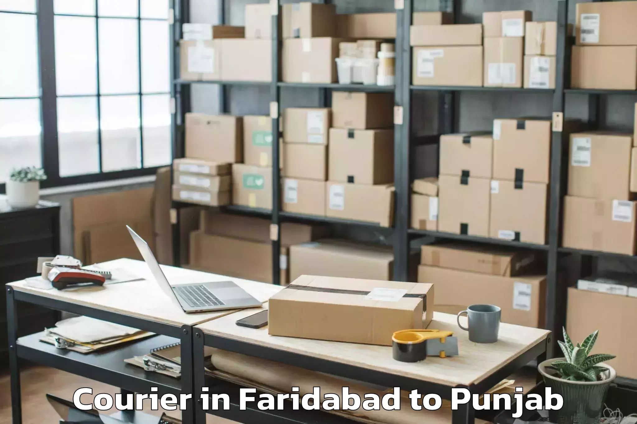 Book Your Faridabad to Central University Of Punjab B Courier Today